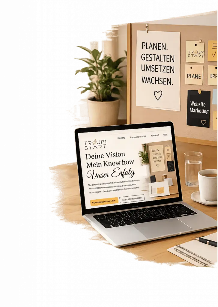 Penzberg Websites erstellen lassen, online Marketing, Selbstständigkeit, Erfolg, Agentur, Laptop, Planung