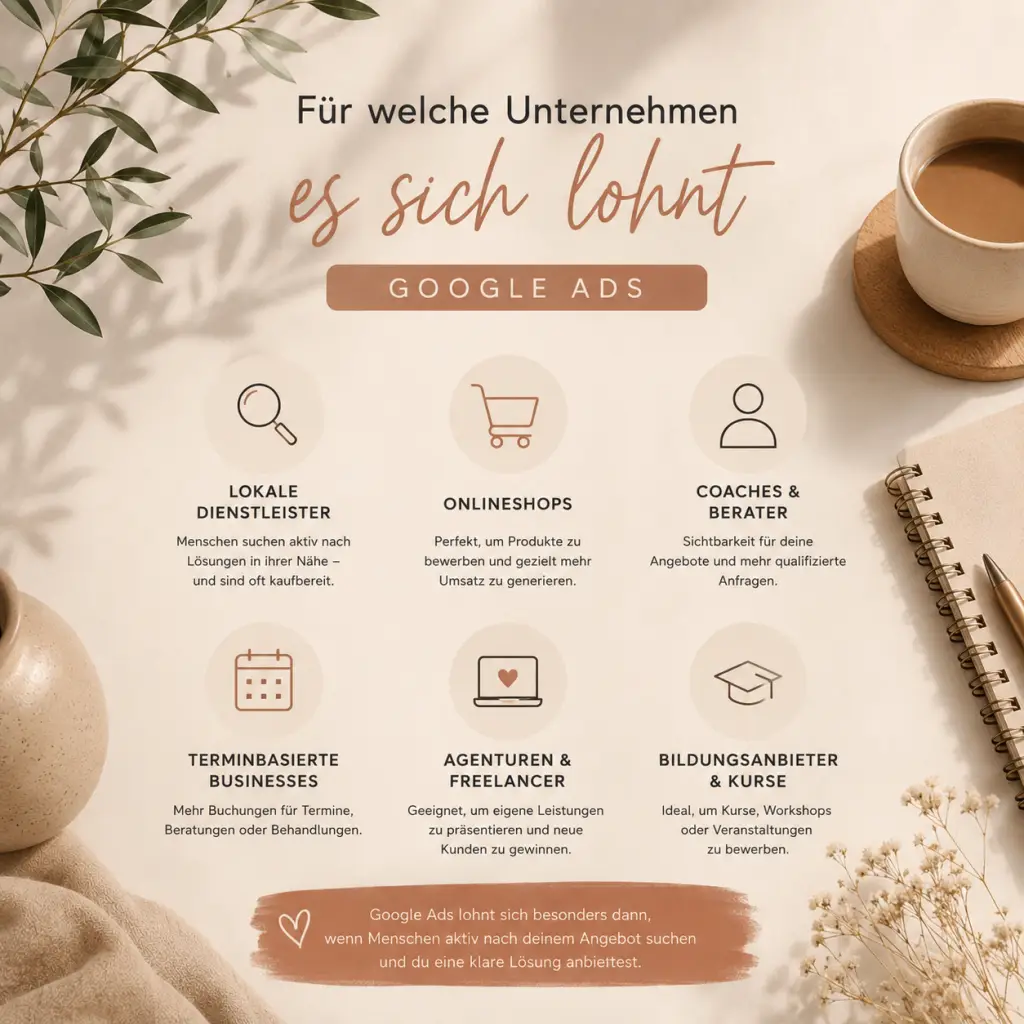 Für welche Unternehmen lohnt sich Google Ads?